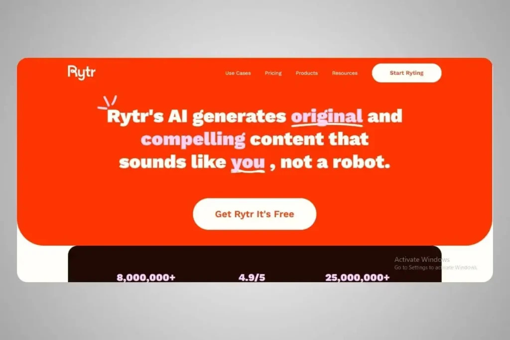 Rytr – Affordable & Efficient AI Copywriting Tool