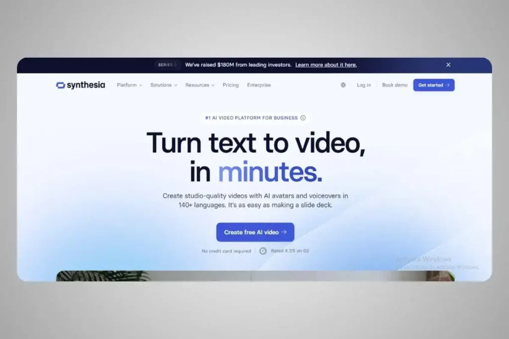 7 Best AI Video Creation Tools 2025 2 Synthesia – The AI Video Creation Powerhouse
