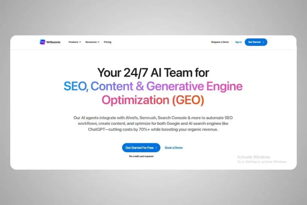 Writesonic – AI Writing for Content Creators & Marketers