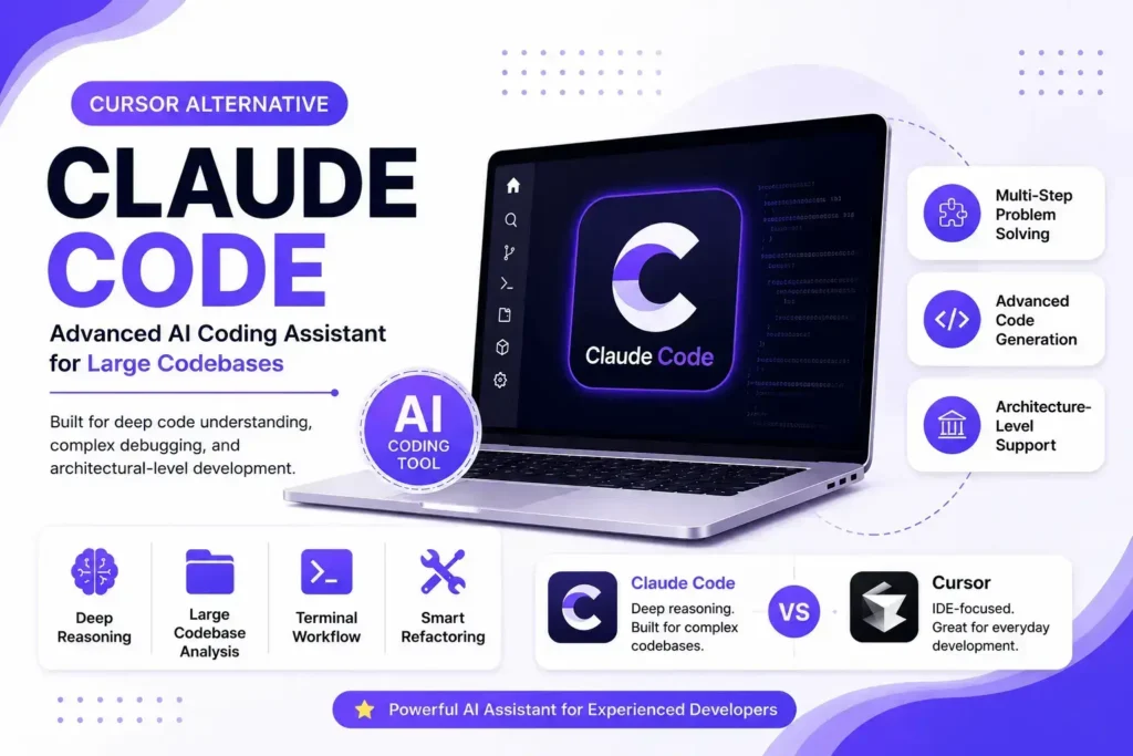Claude Code – Best for Large Codebases and Complex Projects