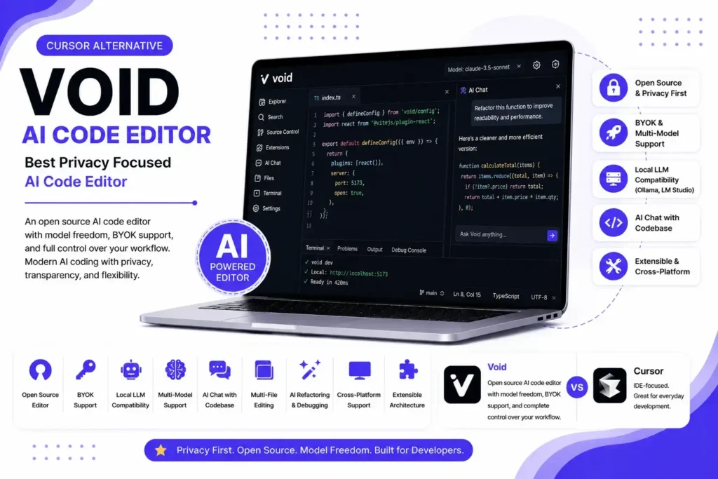8 Best Cursor Alternatives for AI Powered Coding in 2026 12 Void is Best Privacy Focused AI Code Editor